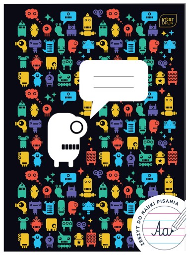 Zošit A4/32, 3 riadky, Učíme sa písať Chlapci Interprint