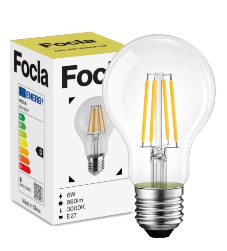 LED ŽIAROVKA FILAMENTOVÁ E27 6W Edison Dekoratívna RETRO