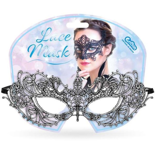 OPENWORK transparentná SILVER retro benátska maska