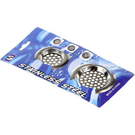 Nerezové drezové sitko, 2 ks.