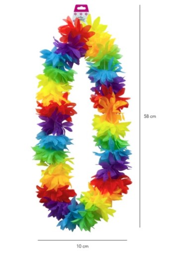 Havajský náhrdelník, havajské kvety, párty, 100 cm