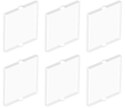 LEGO 60601 OKENNÉ SKLO 60592 transparentné priehľadné == (3g) 6ks
