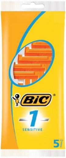 BIC 1 Sensitive jednorazové holiace strojčeky, 5 kusov