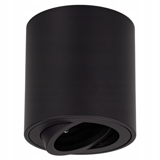 Prisadené halogénové LED TUBE GU10 Pohyblivé stropné svietidlo BLACK SPOT