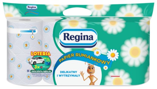 REGINA CHAMOMILE toaletný papier 8 roliek Voňavý jemný