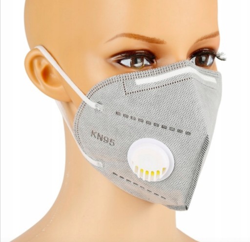 Ochranná maska s ventilom KN95 FFP2 CE