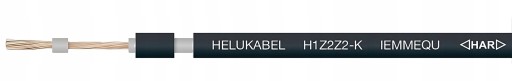 SOLÁRNY KÁBEL HELUKABEL H1Z2Z2-K 1X6mm² QMM čierny fotovoltaický kábel
