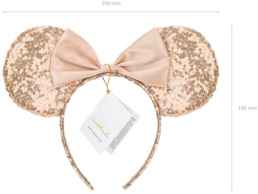 Ružovo zlatá čelenka do vlasov pre dievčatá