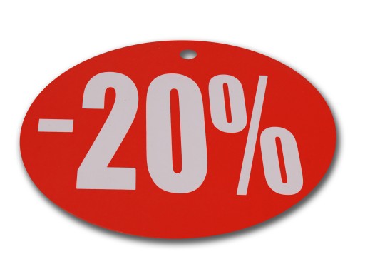 okrúhly štítok CIRCLE FI 24CM -20% CENA DOSKY