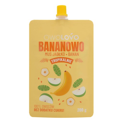 OWOLOVO Jablkovo-banánová pena 200g
