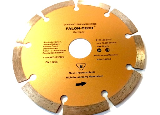 DIAMANTOVÝ DISK 125 SEGMENTOVÝ FALON TECH GOLD