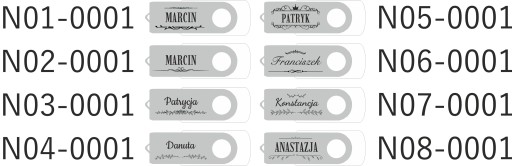 Farebný darček Pendrive 8 GB + gravírovanie mena