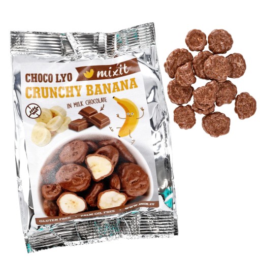 Mixit chrumkavé banány v čokoláde do vrecka