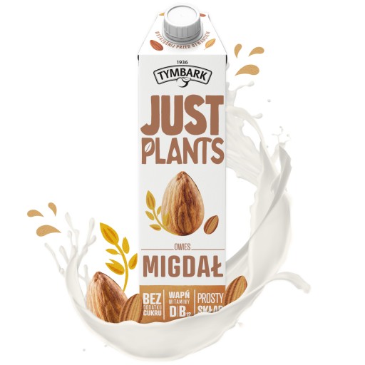 Rastlinný nápoj Almond Tymbark Just Plants 1l