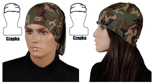 Multifunkčná ochranná šatka Mil-Tec woodland camo bandana