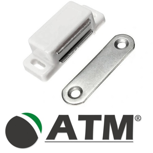 Magnetický zámok mini biely 45x15mm at-361 10 kusov