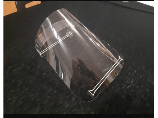 OCHRANNÝ ŠTÍT NA TVÁR TRANSPARENTNÁ MASKA