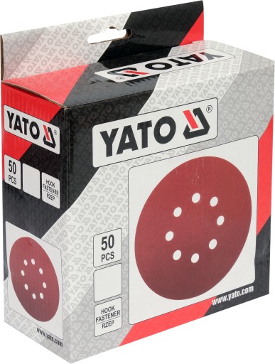 KOTÚČE NA VELCRO 150mm BRÚSKY PAPIER 8 OT P60 50ks