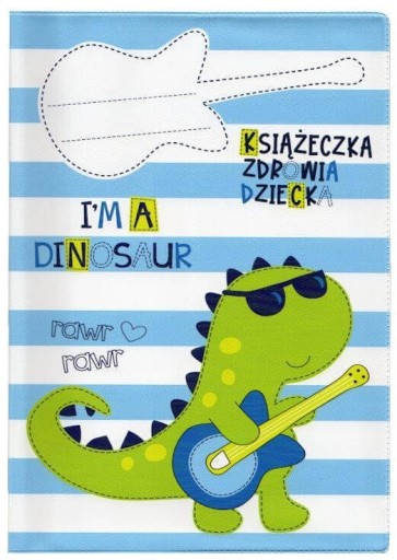 OBAL na ZDRAVOTNÚ KNIHU Biurfol - DINOSAUR
