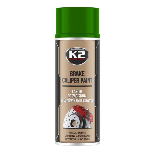 K2 CALIPER FARBA zelená 400ml L346ZI +260C