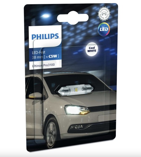 Žiarovka Philips LED Festoon C5W 38mm CU31 12V