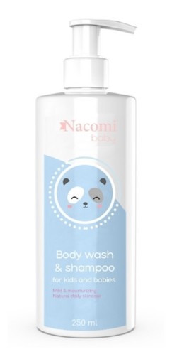 Nacomi Baby Emulzia na umývanie a šampón na telo