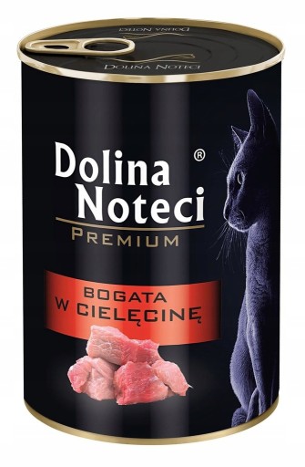 Dolina Noteci Premium Jahňacie vlhké krmivo pre mačky 400g