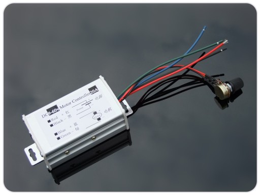 PWM jednosmerný regulátor otáčok motora 9-60V 20A 12V 24V