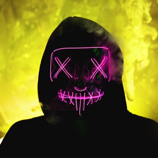 LED MASKA SVIETIACA LED HALLOWEEN PURGE PARTY