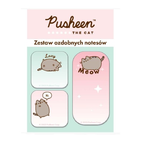 SET SAMOLEPIACI NOTEBOOK 30K 3KS PUSHEN MAČIATKO