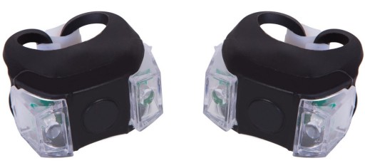 BIKE SVETLÁ LED CYKLISTICKÁ LAMPA PREDNÁ ZADNÁ 2KS
