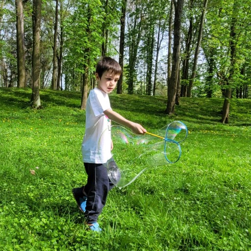 XXL ráfik WINGS na mydlové bubliny LEO CREATIVE bubliny