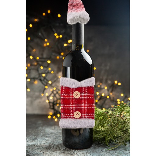 Obal na fľašu Puzdro na oblečenie Christmas Wine Christmas