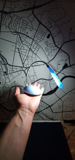 4 LED skladacie, flexibilné svietidlo na batérie