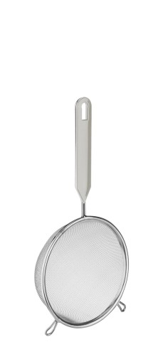 Nerezové kuchynské sitko, kov, 12 cm, sivá