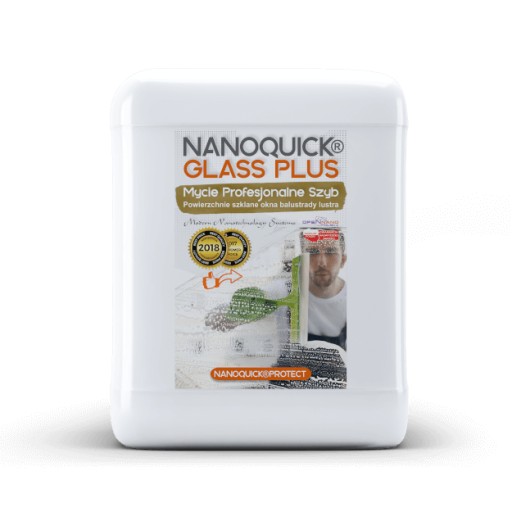 Profesionálny čistič skla NANOQUICK Glass Plus 1L