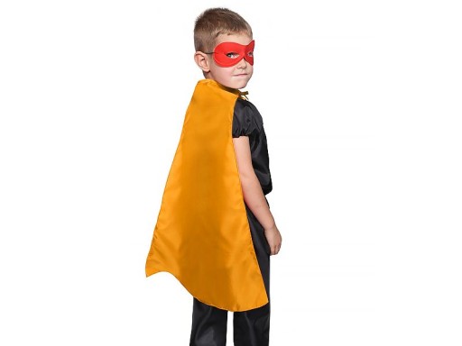 KOSTÝM CAPEST SUPERHRDINA ORANŽOVÁ 55cm