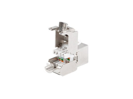 Zásuvka na kľúč Lanberg RJ45, kat.7, 180 stupňov. FTP