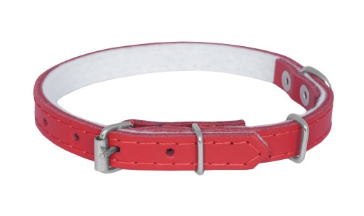 KOŽENÝ GOLIER PRE PSA PRE VEĽKÝ OBIER PRE PSA PRE MALÉHO PSA 22-29CM