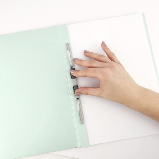 BANDBOOK FOLDER PLUS ZERO MAX A4 ZELENÁ pastelová 40mm