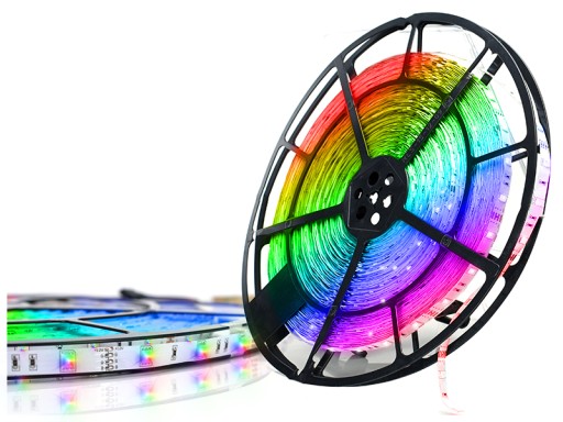 FAREBNÉ LED RGB LED PÁS SAMOLEPIACI LED PÁS PO METROCH NA REZANIE 1M