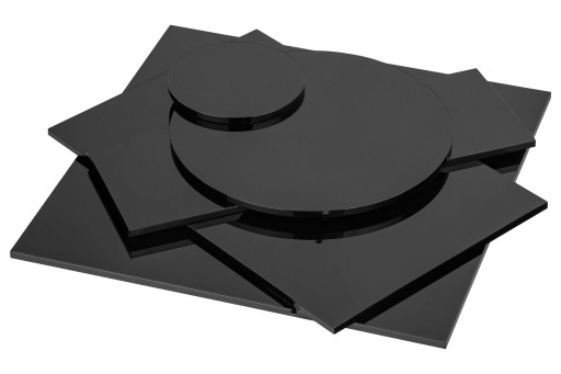 PLEXI PLEXI PLEXI 3MM ČIERNA, PRIRAŽENÉ NA VEĽKOSŤ