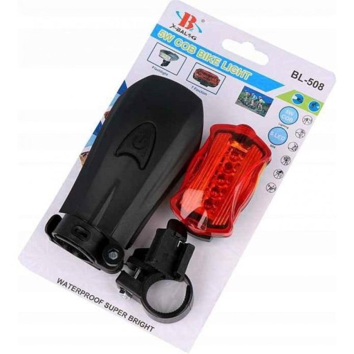 2x PREDNÉ/ZADNÉ LED SVETLO NA BICYKEL