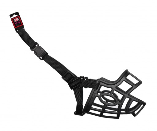 PET NOVA Flexibilný plastový náhubok 23cm, popruh 34-46cm