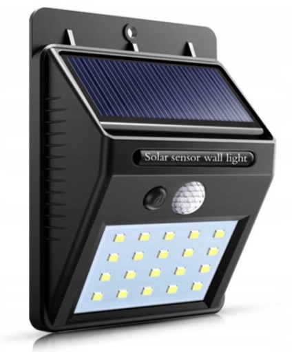 20LED SOLÁRNE LAMPY S POHYBOVÝM A SNÍMAČOM SÚMRAK