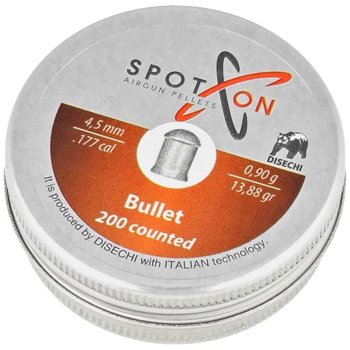 Spoton Bullet 4,5 mm 0,90 g, 200 ks.