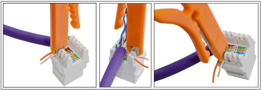 KEYSTONE RJ-45 MODUL ZÁSUVKY RJ45 CAT.5E BIELA