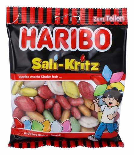 HARIBO Sali-Kritz ovocné sladké drievko želé fazuľa 160g