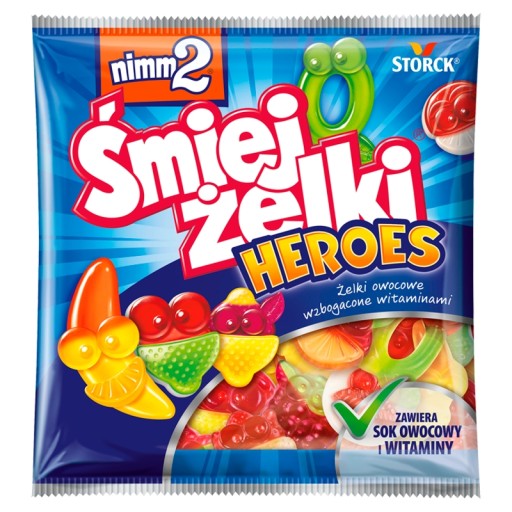 NIMM2 Śmiejże ovocie HEROES s vitamínmi 90g