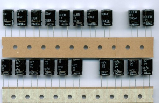 1000uF 16V 1000 µF 16V LEAGUER (10 KS) ELEKTROLYTICKÝ KONDENZÁTOR